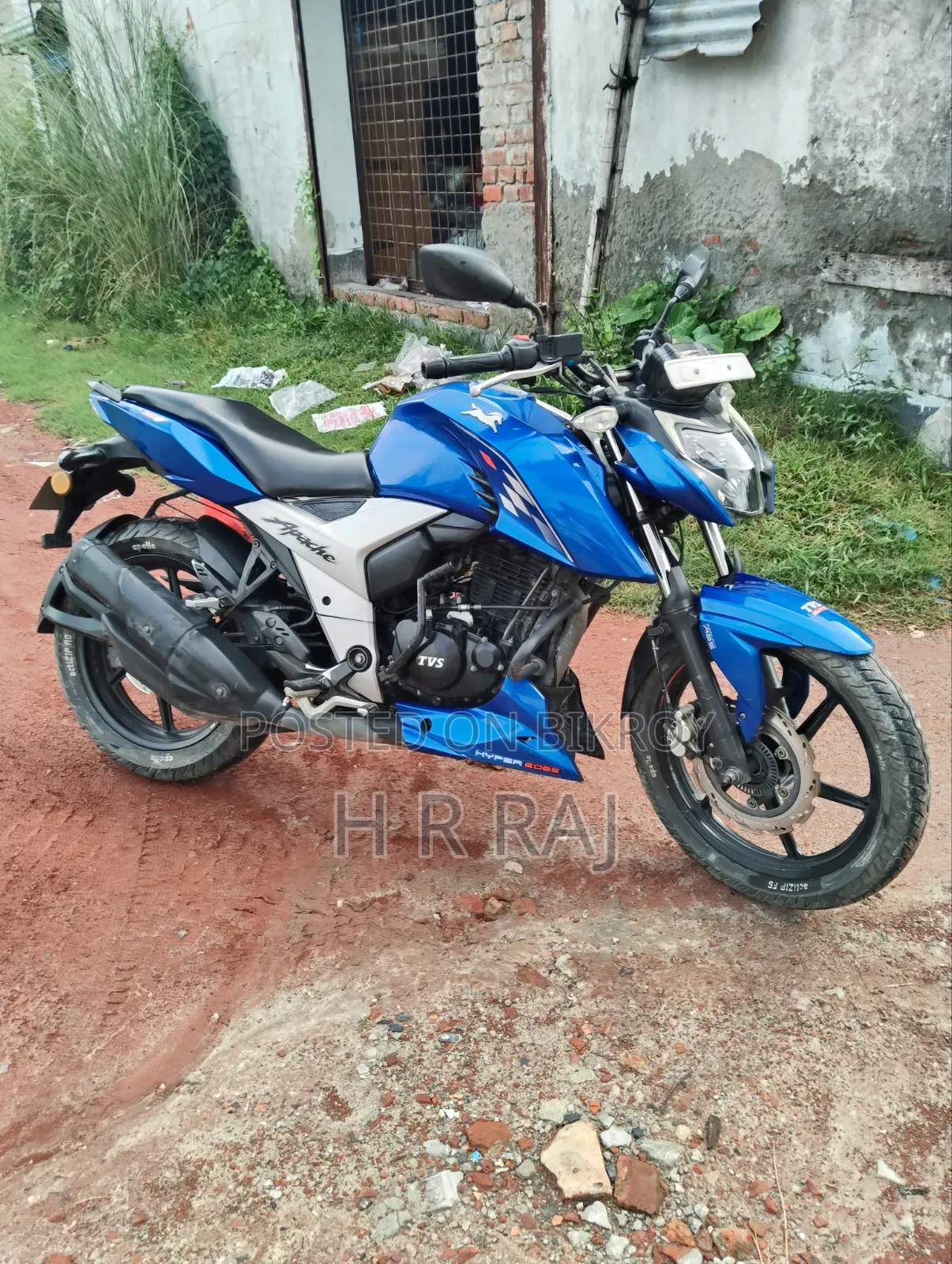 TVS Apache 160 4V 2022 Blue