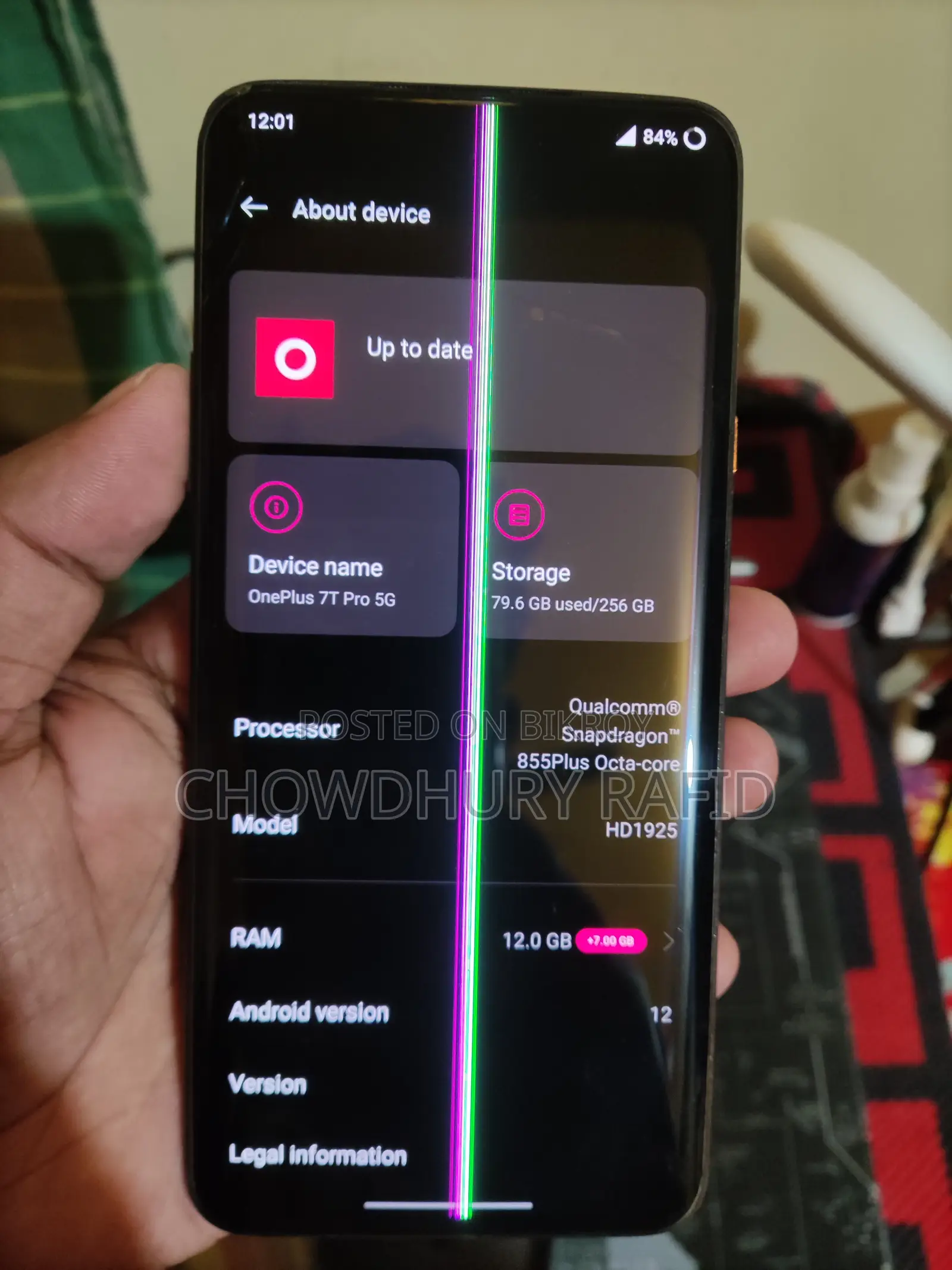 OnePlus 7T Pro McLaren Edition 256 GB Black