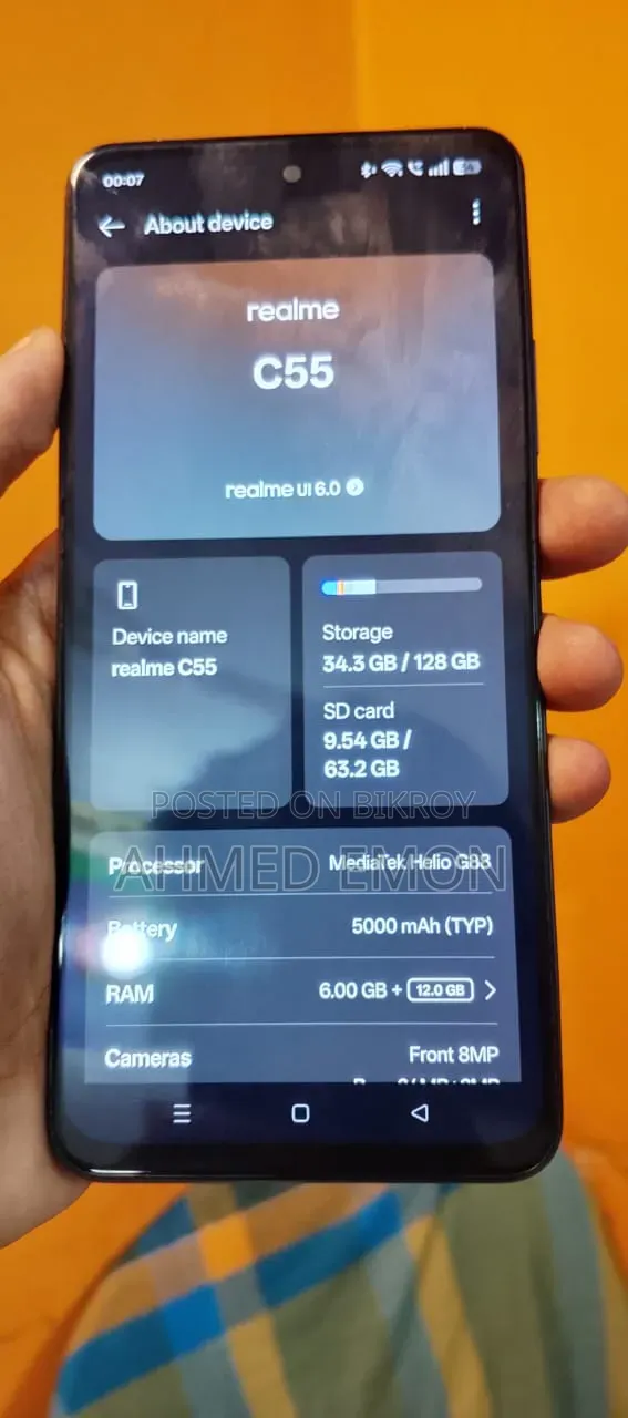 Realme C55 128 GB Black