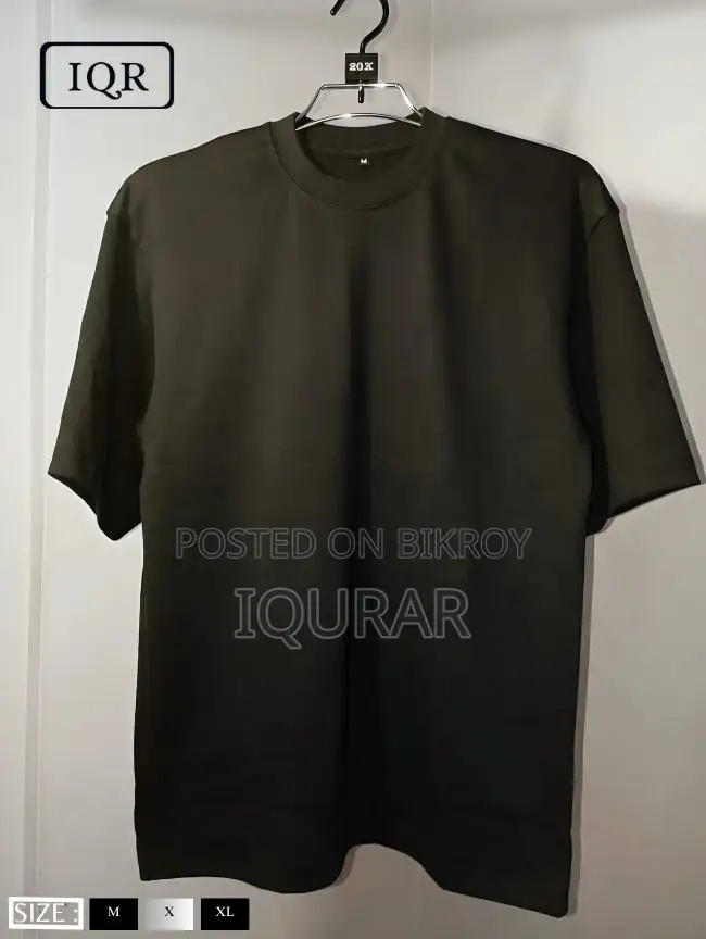 Solid Drop Shoulder T Shirt