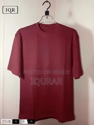 Solid Drop Shoulder T Shirt