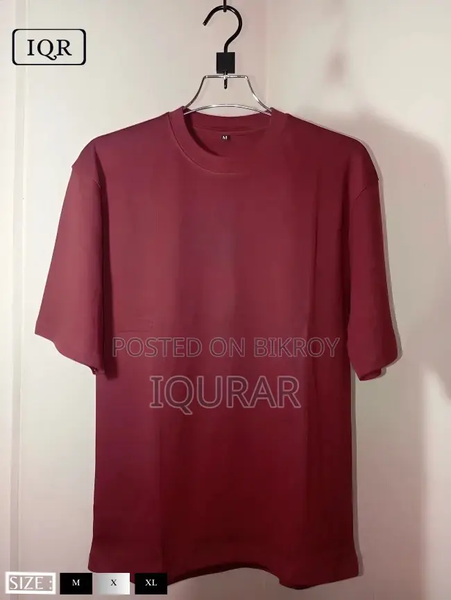 Solid Drop Shoulder T Shirt