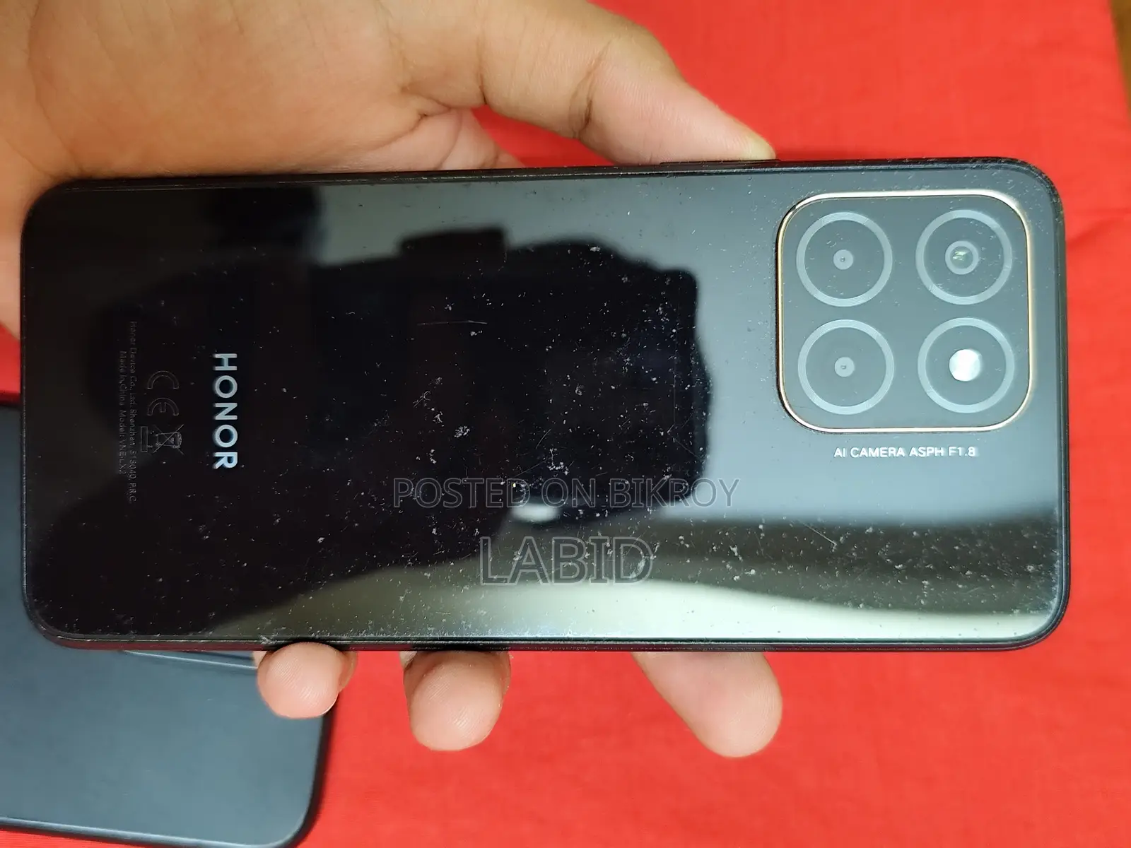 Honor X6C 256 জিবি কালো