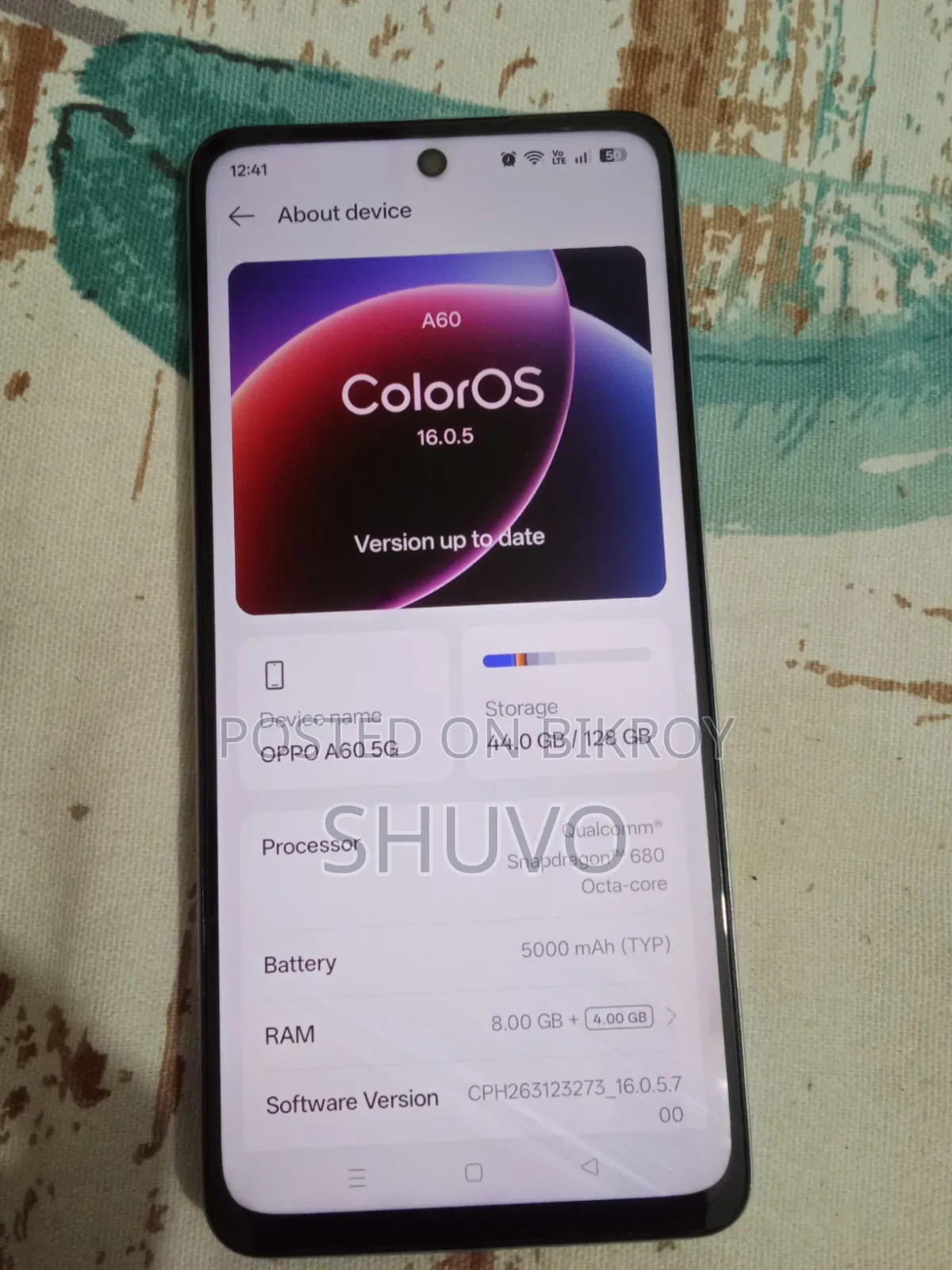 Oppo A60 128 GB Blue