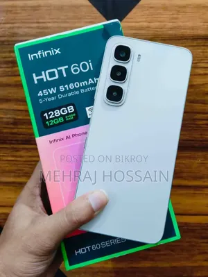 Infinix Hot 60i 128 GB Silver