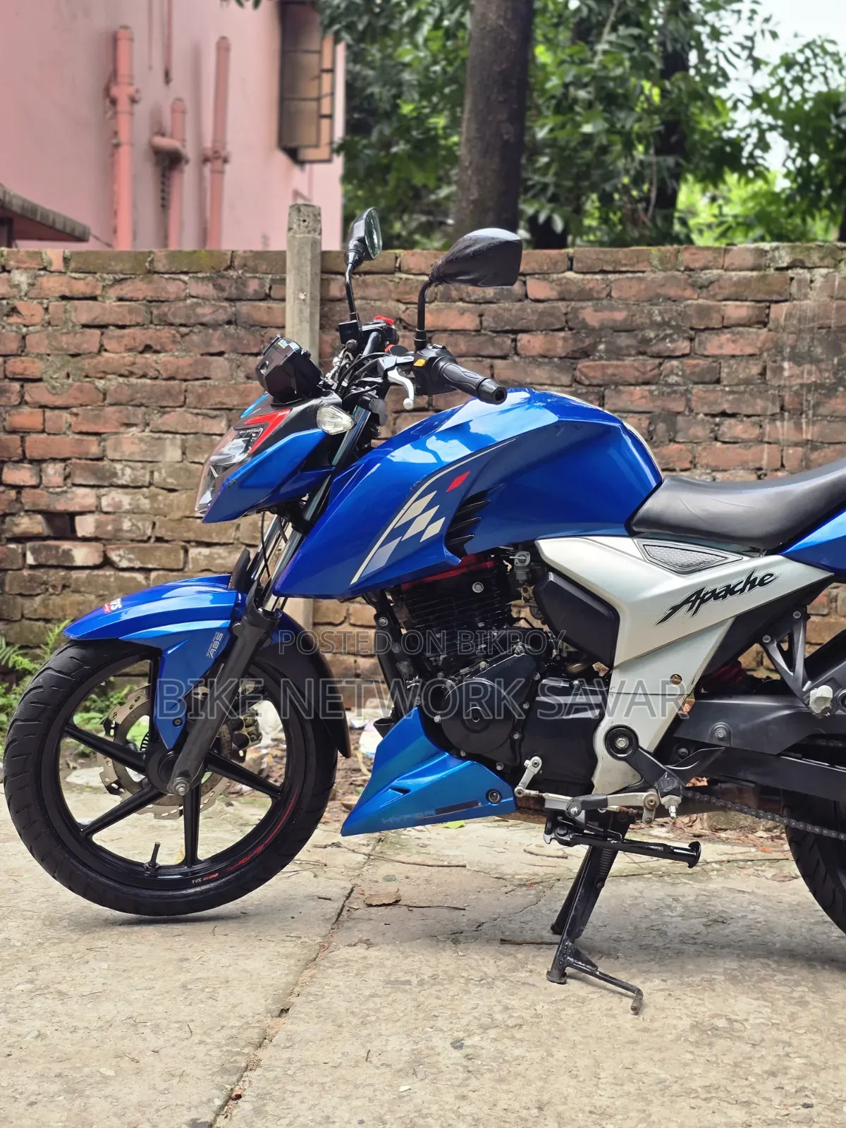 টিভিএস আপ্যাচি আরটিআর ১৬০ ৪ভি ২০২২ নীল