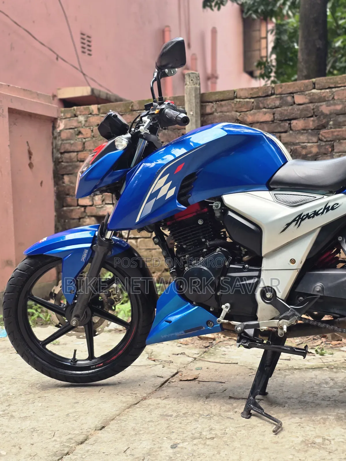 টিভিএস আপ্যাচি আরটিআর ১৬০ ৪ভি ২০২২ নীল