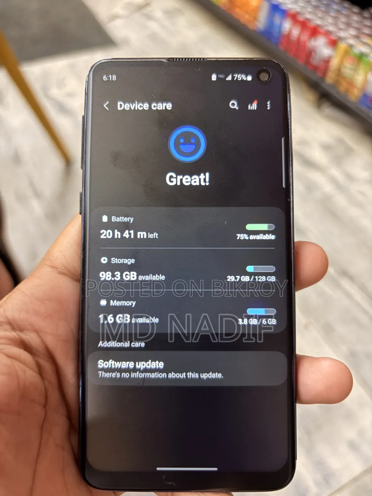 Samsung Galaxy S10e 128 GB Blue