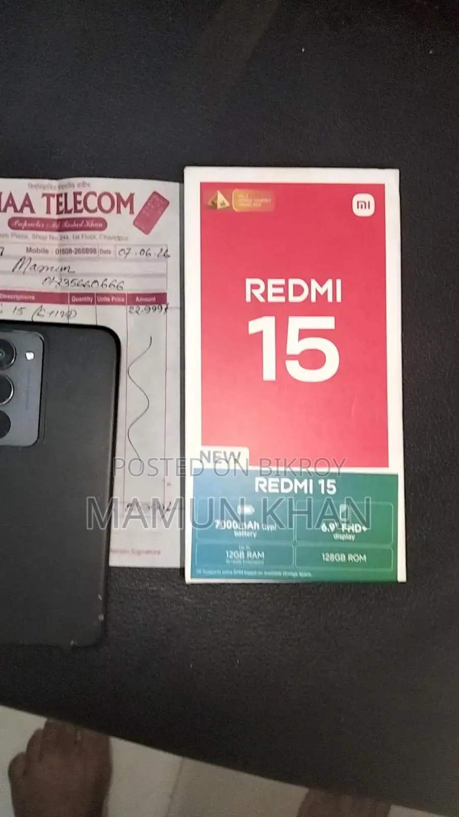 Xiaomi Redmi 15 128 GB Black