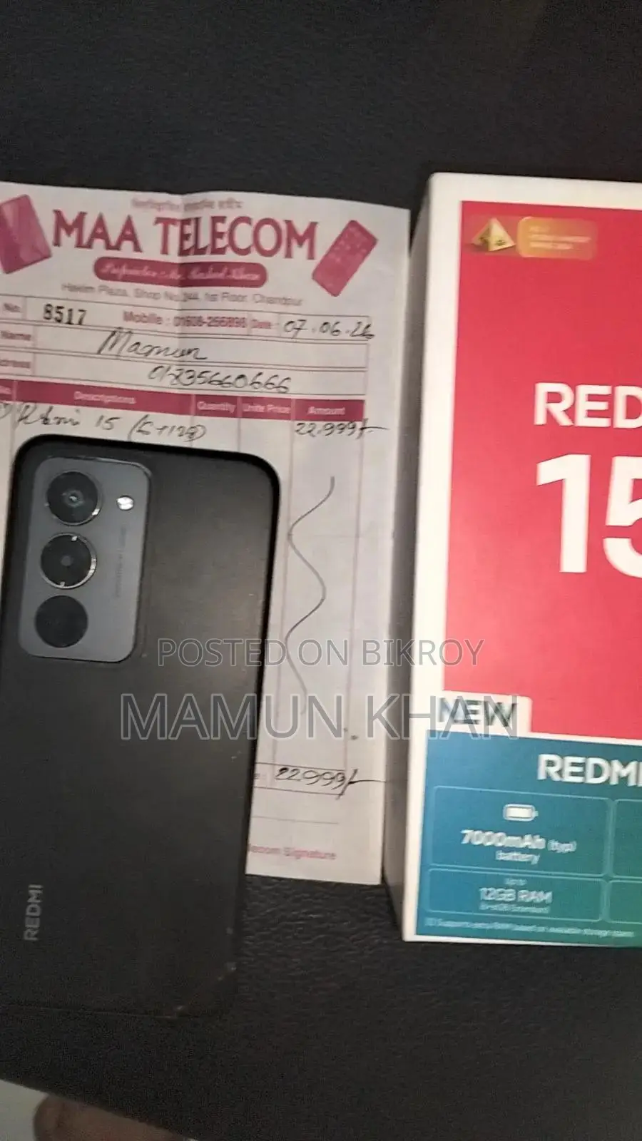 Xiaomi Redmi 15 128 GB Black