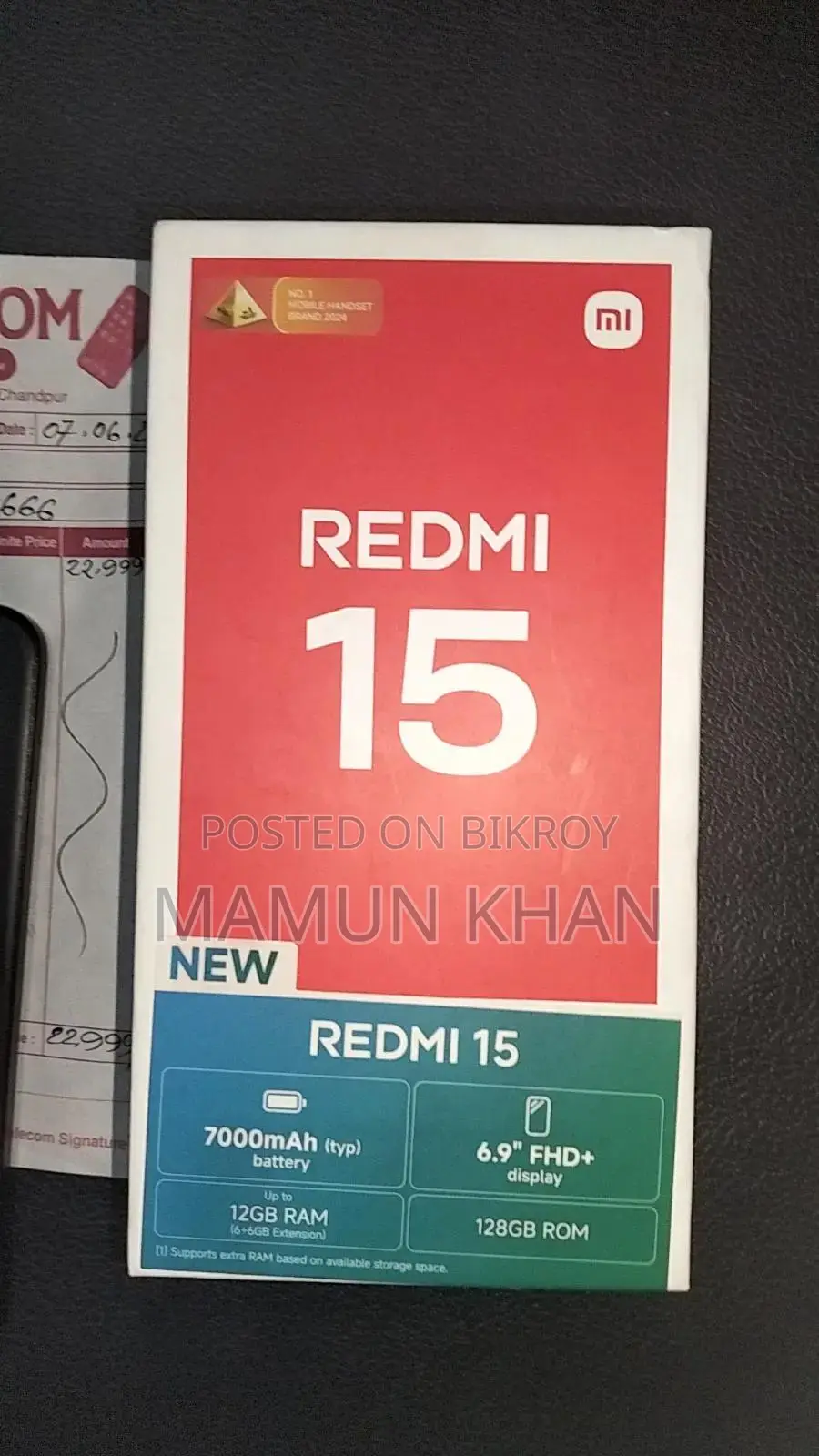 Xiaomi Redmi 15 128 GB Black
