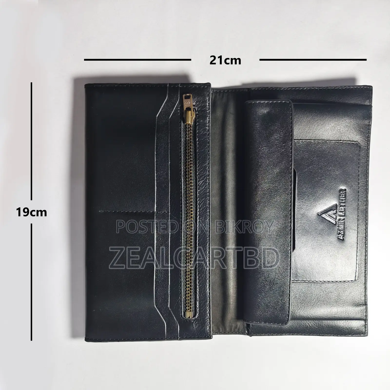 Azmir Leather Premium Genuine Leather Long Wallet