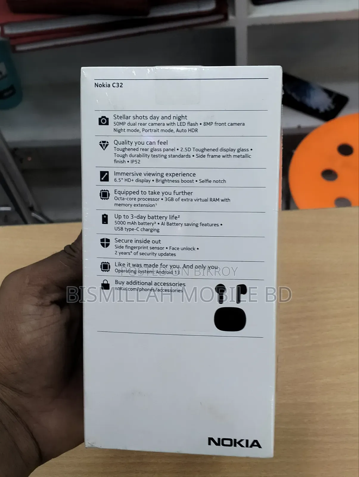 New Nokia C32 64 GB