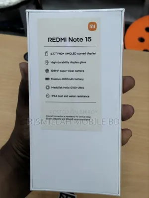 New Xiaomi Redmi Note 15 256 GB