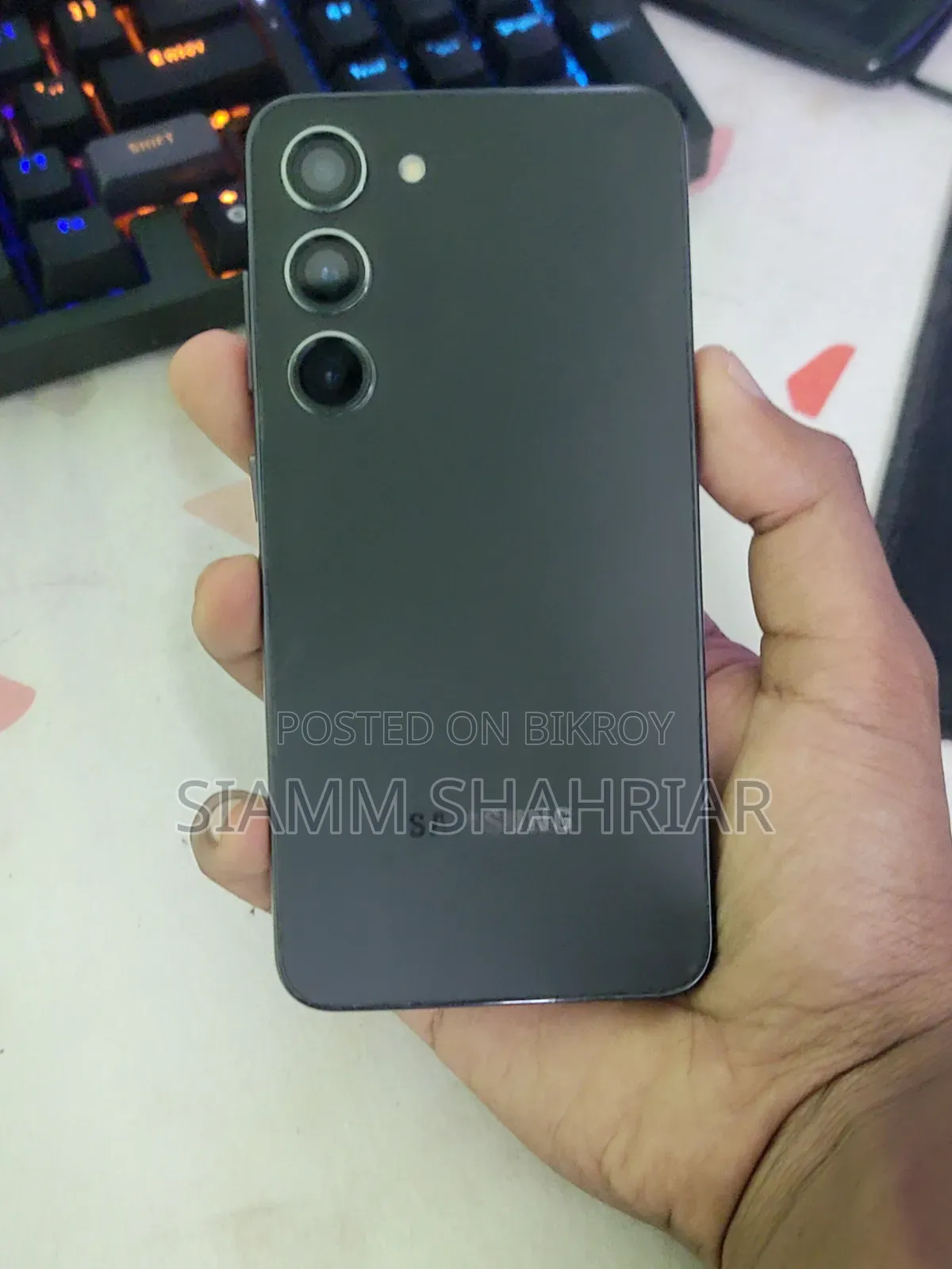 স্যামসাং গ্যালাক্সি এস২৩ ১২৮ জিবি কালো