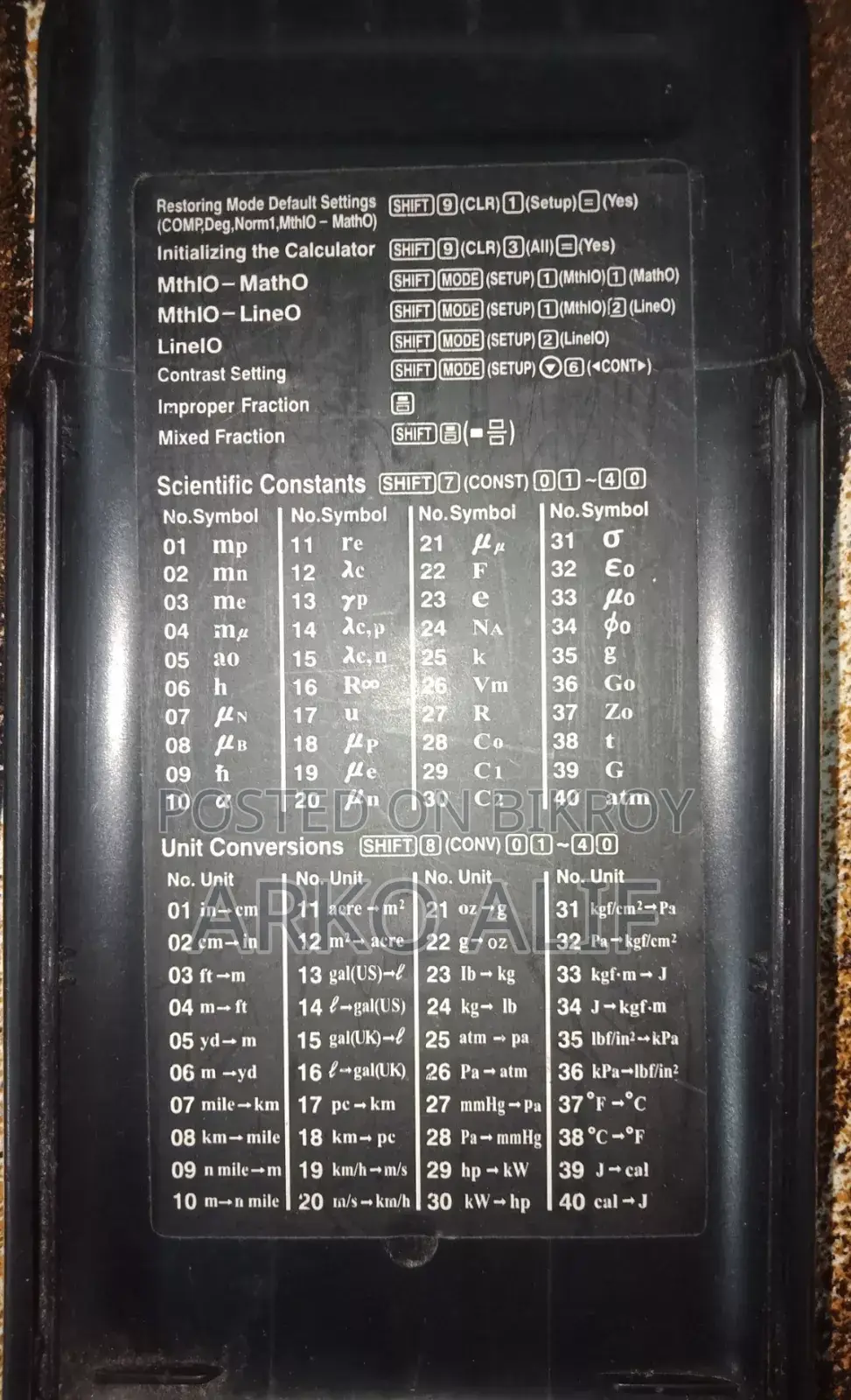 Casio Fx-991ES Plus