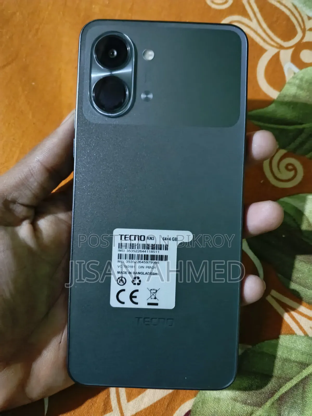 Tecno Spark Go 3 64 GB Black
