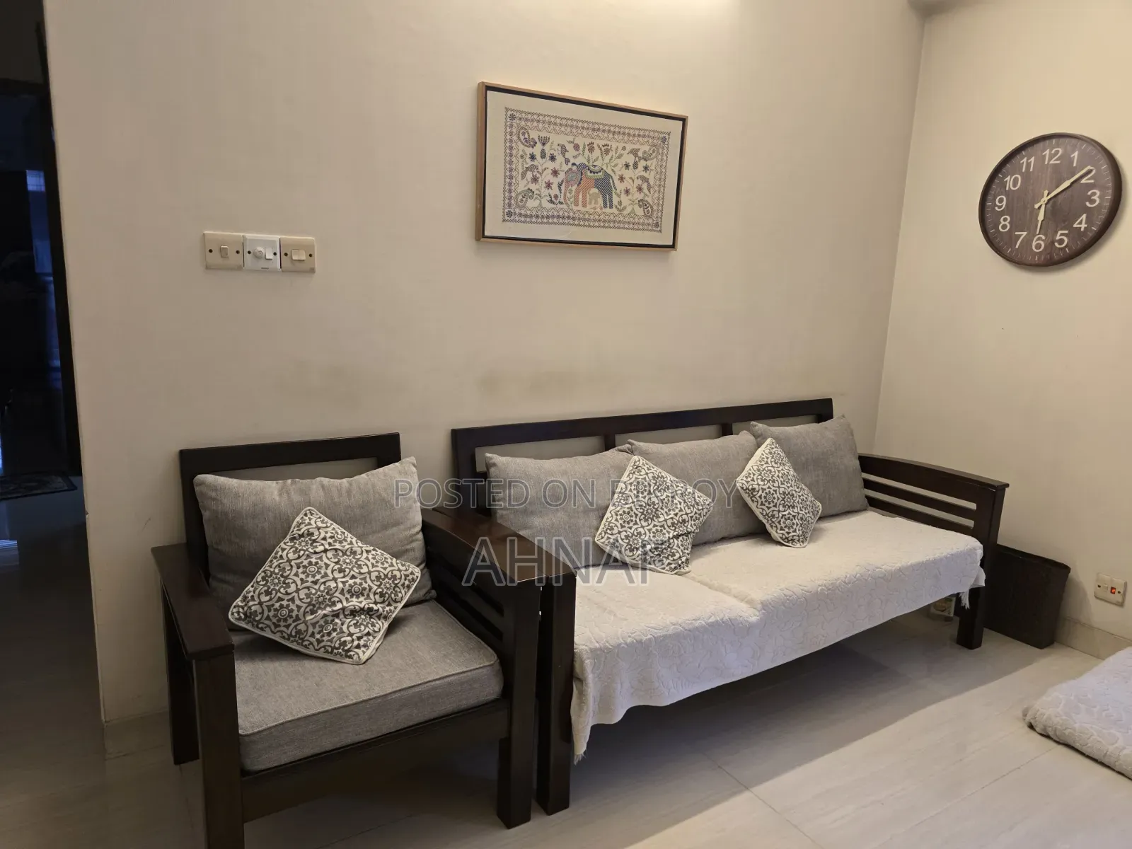 Living Room Sofa (3 Seater + 1 Seater)