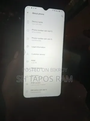 Vivo Y20 64 GB Blue