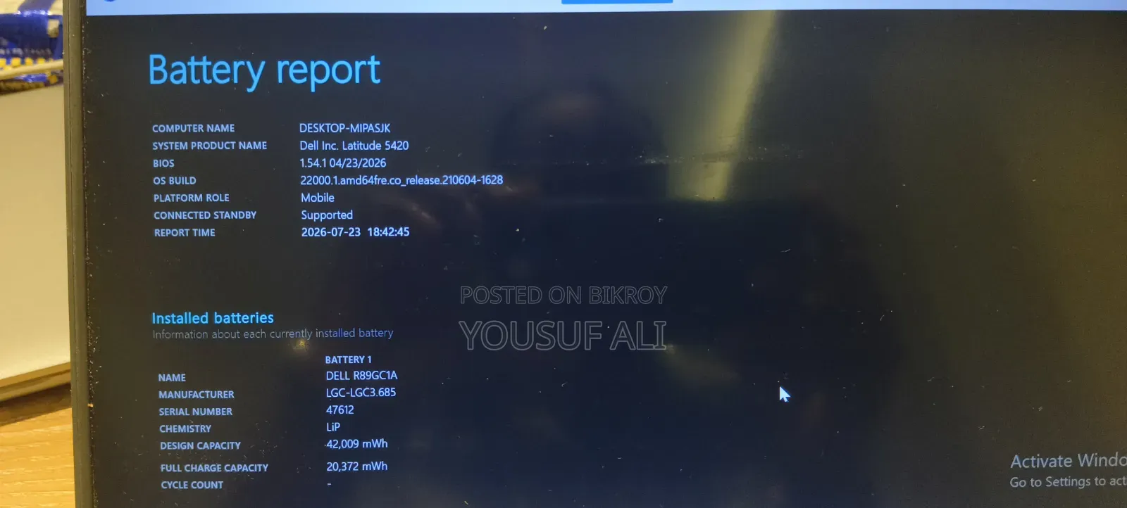 Laptop Dell Latitude 7490 8GB Intel Core i5 HDD+SSD 512GB