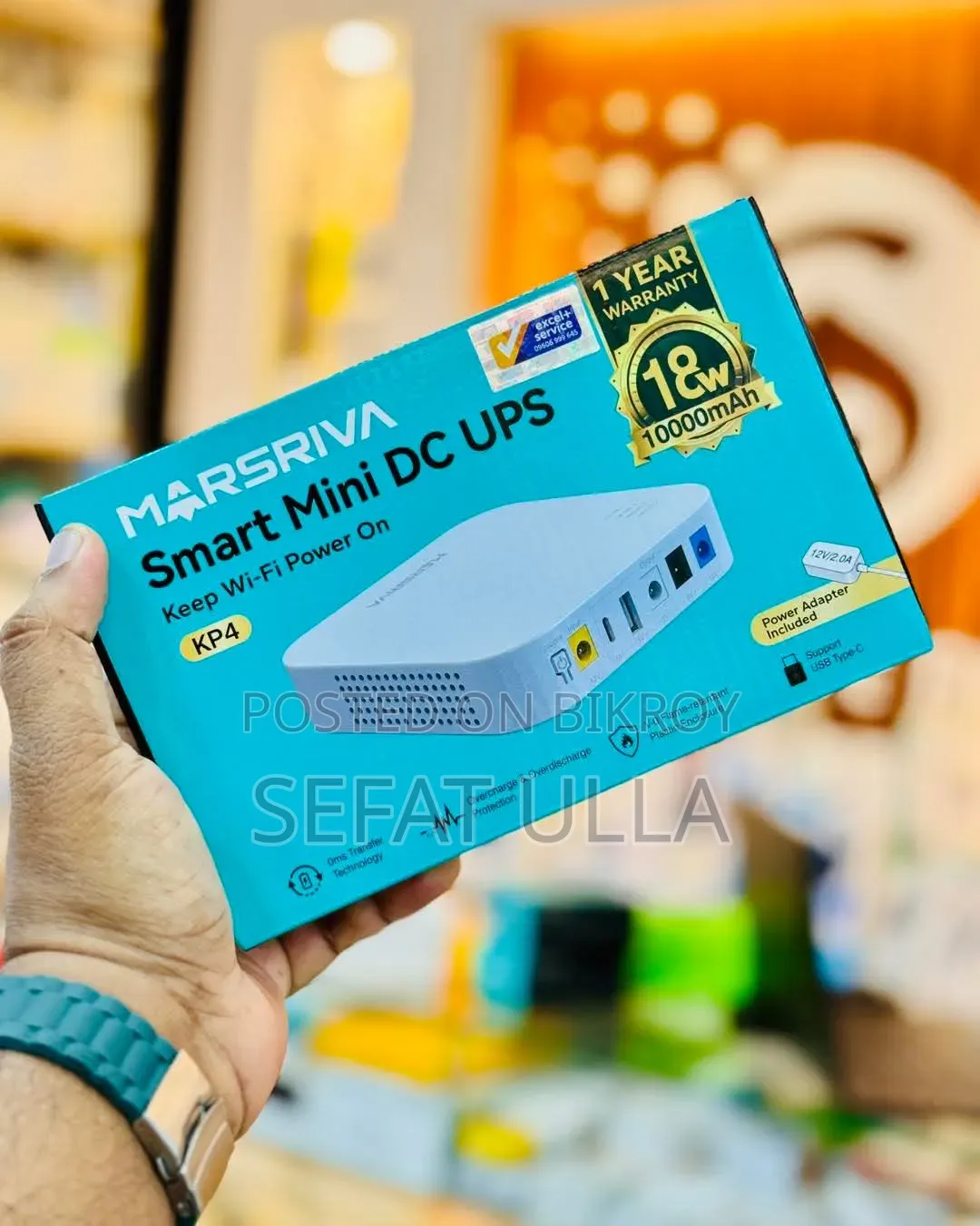 Marsriva KP4 10000mAh WiFi MINI UPS