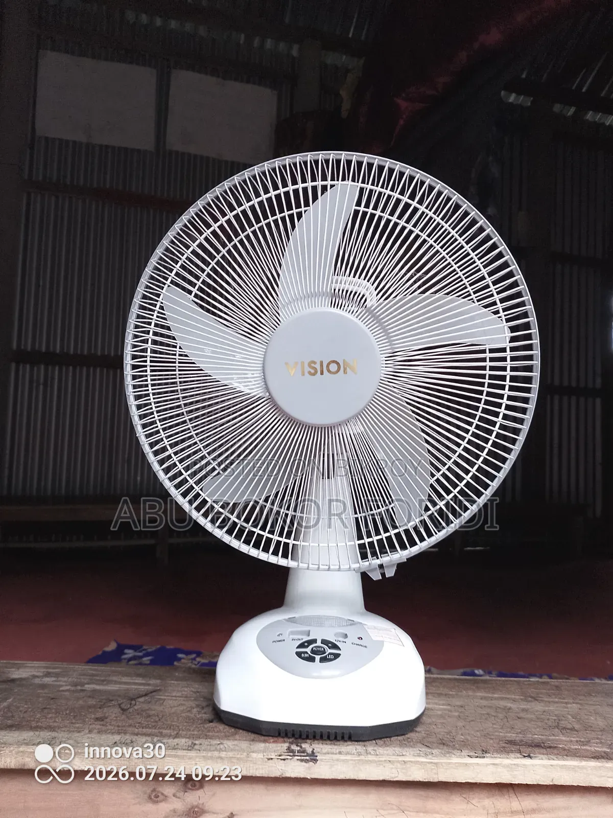 Rechargeable Table Fan 14inch