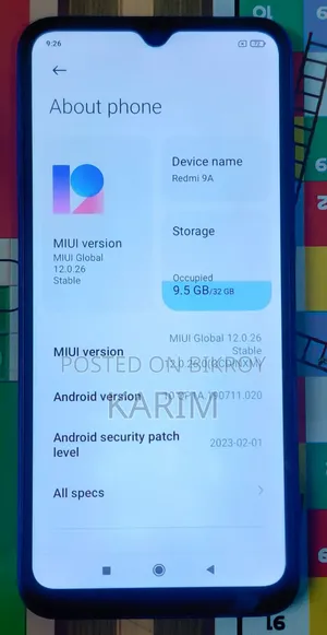 Xiaomi Redmi 9A 32 GB Blue
