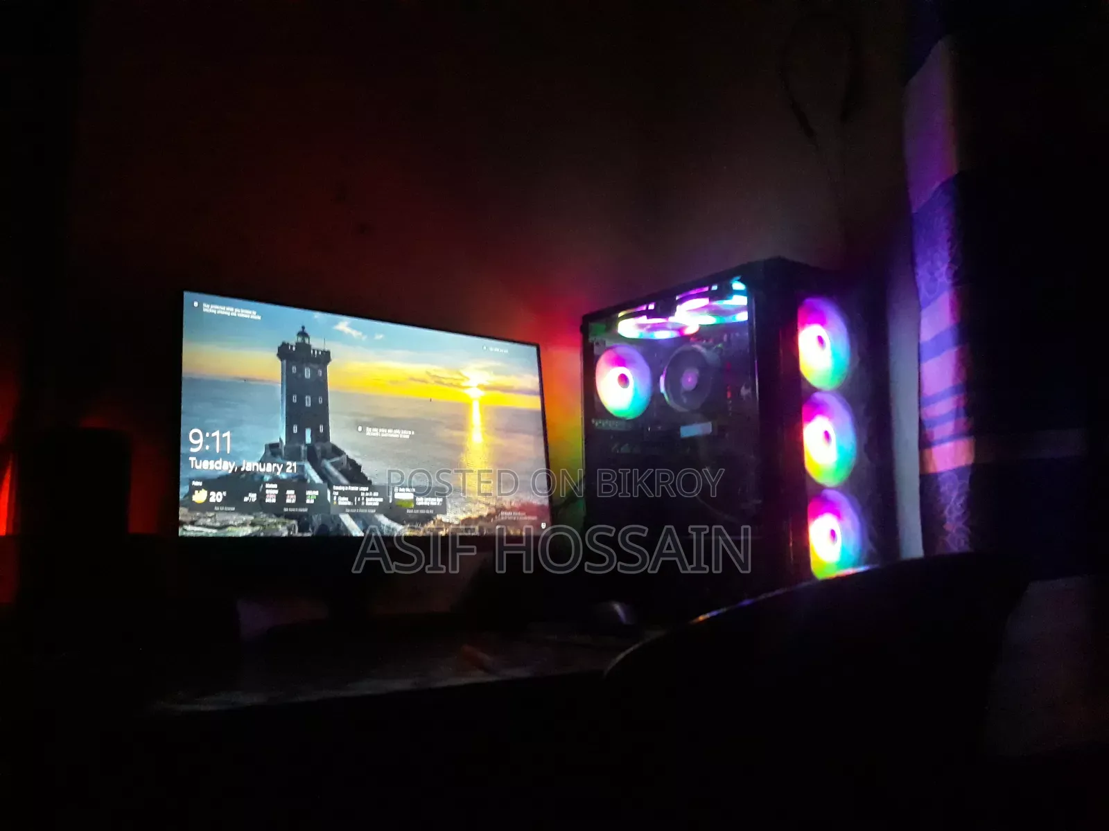 Desktop Computer 16GB AMD Ryzen 5 SSD 250GB