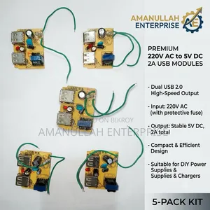 220V AC to 5V DC Dual USB Module | Amanullah Enterprise
