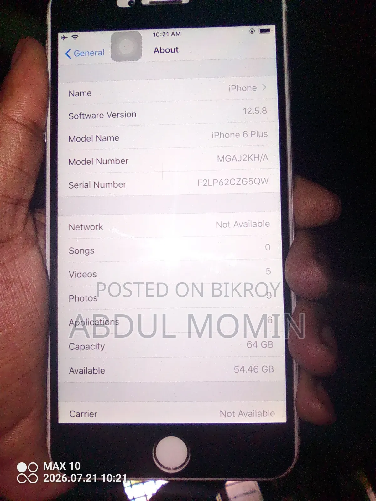 Apple iPhone 6 Plus 64 GB Silver