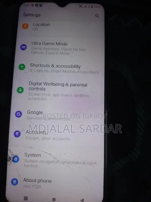 Vivo Y12 32 GB Black