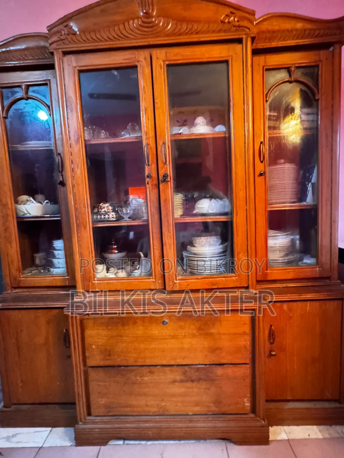 Segun Wooden Cabinet / Showcase