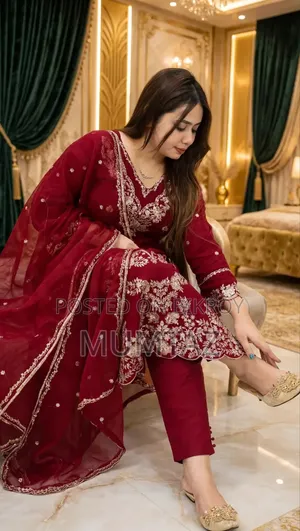 Embroidery Three Piece