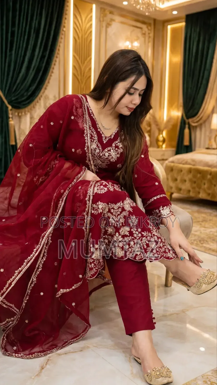 Embroidery Three Piece