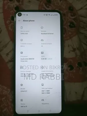 Oppo A53 128 GB Blue