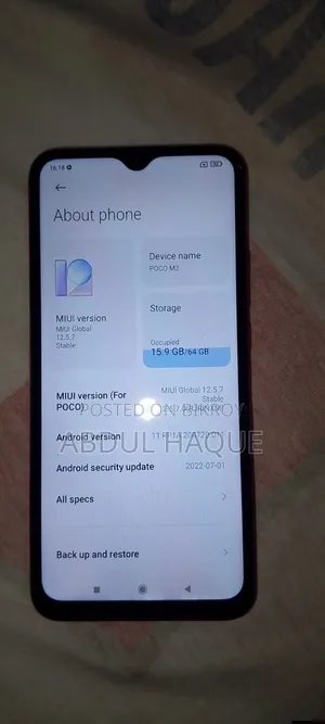 Xiaomi Poco M2 64 GB Blue