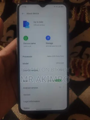 Oppo A16 64 GB Silver