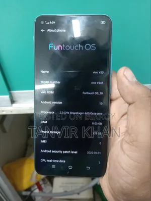 Vivo Y50 128 GB Blue