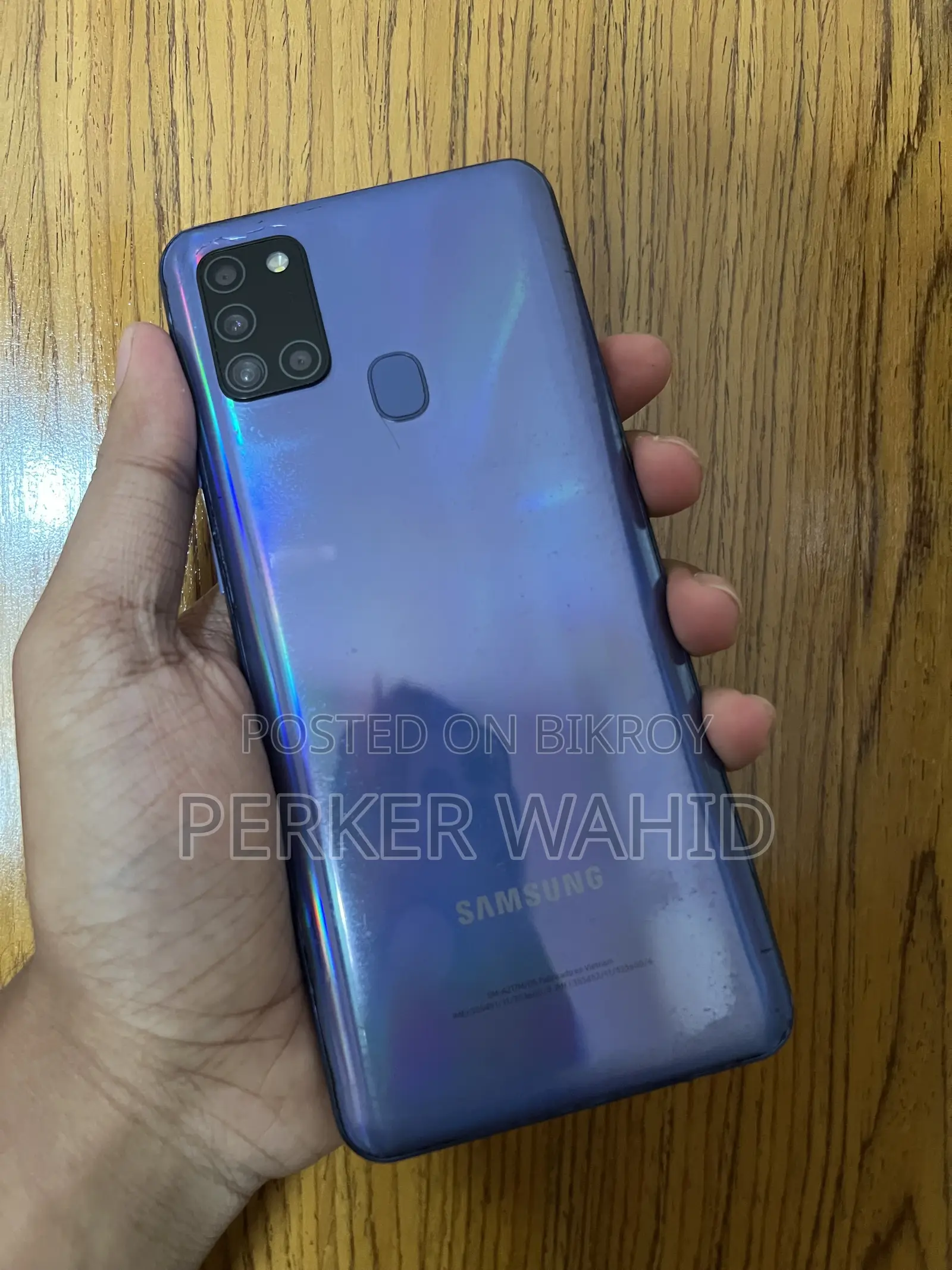 স্যামসাং গ্যালাক্সি এ২১এস ৬৪ জিবি নীল