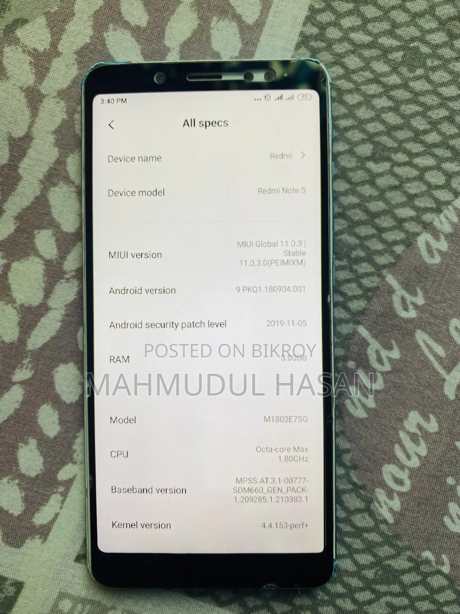 Xiaomi Redmi Note 5 32 GB Blue