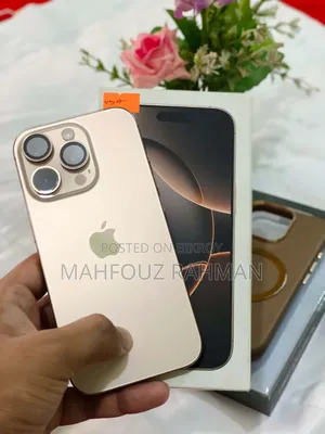নতুন অ্যাপল আইফোন ১৬ প্রো ২৫৬ জিবি গোল্ড