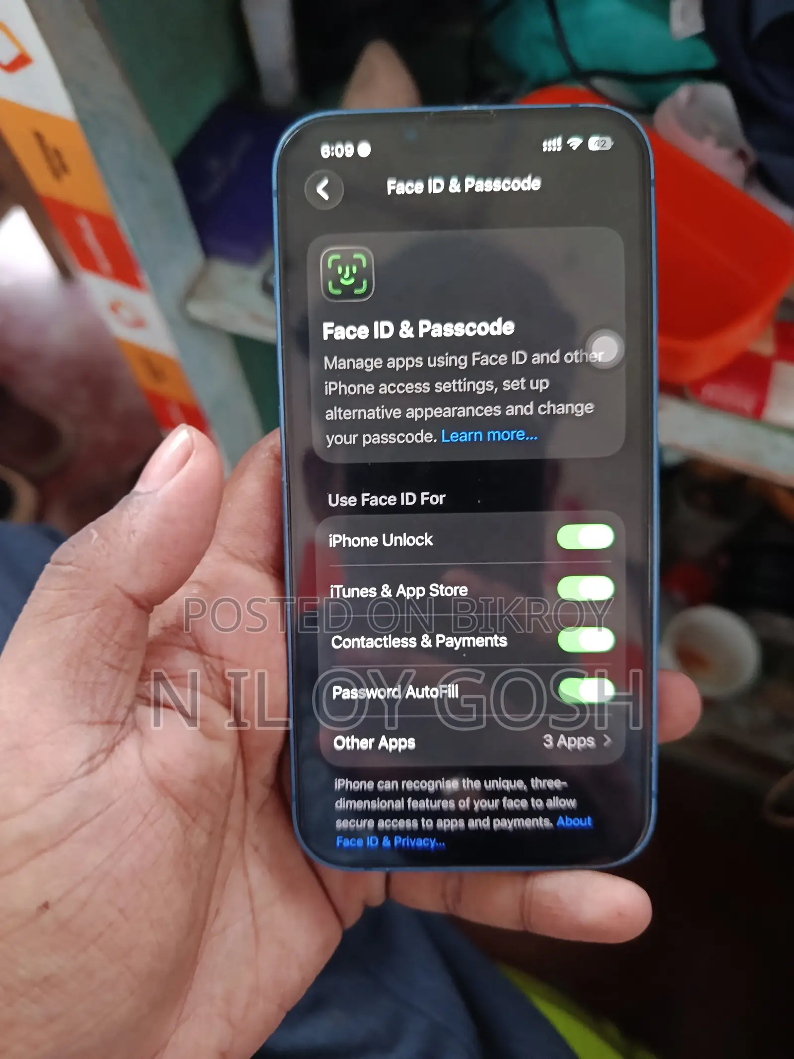 অ্যাপল আইফোন ১৩ ১২৮ জিবি ব্লু
