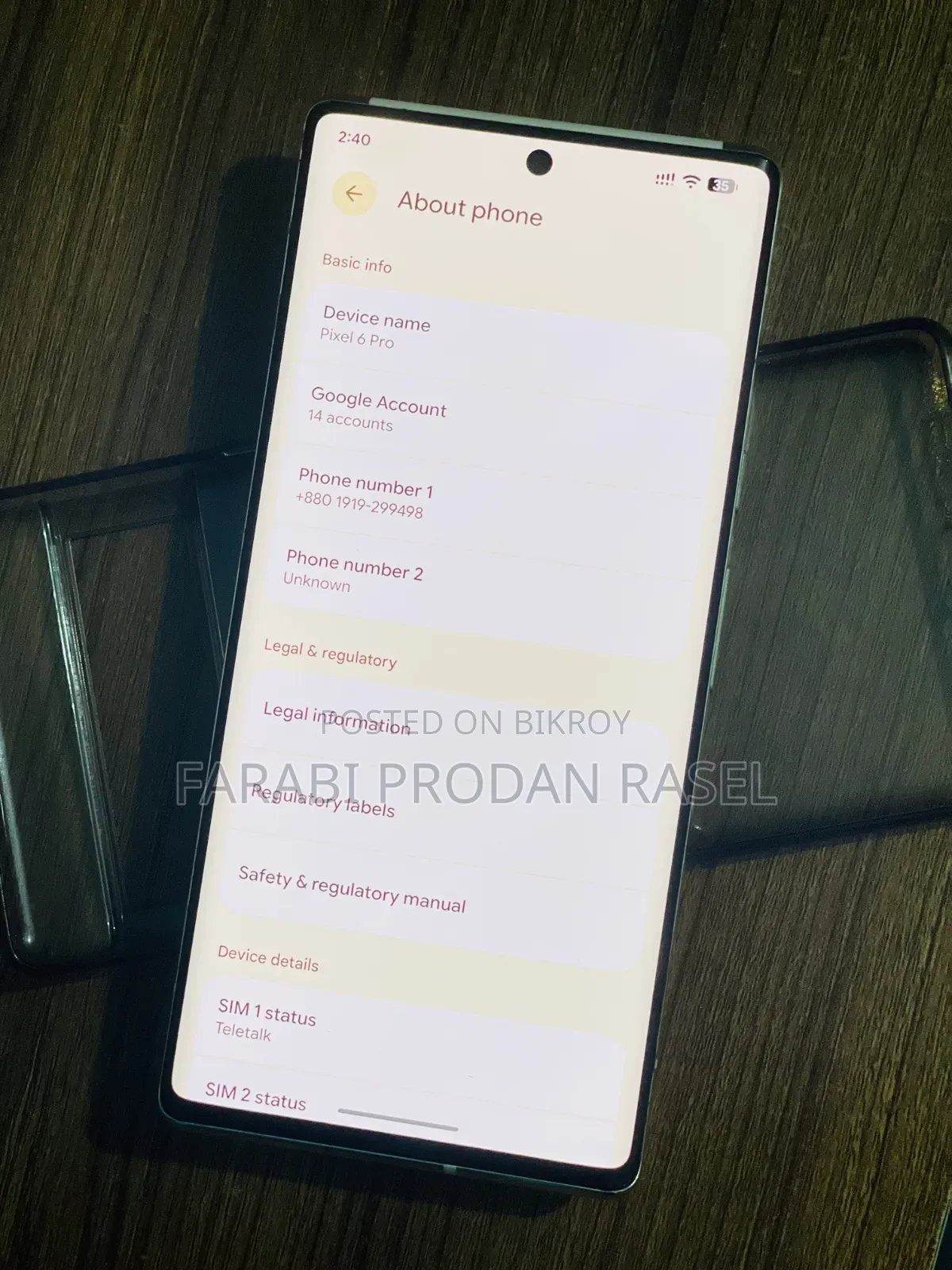 Google Pixel 6 Pro 128 GB White