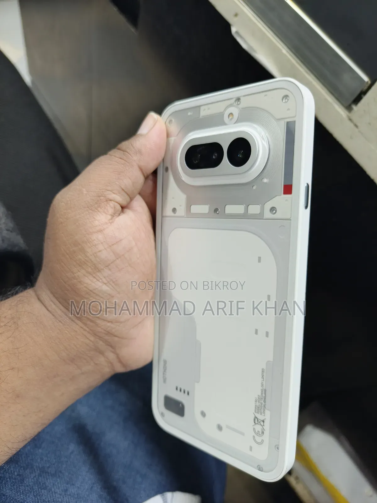 নাথিং ফোন ৪এ ১২৮ জিবি সাদা