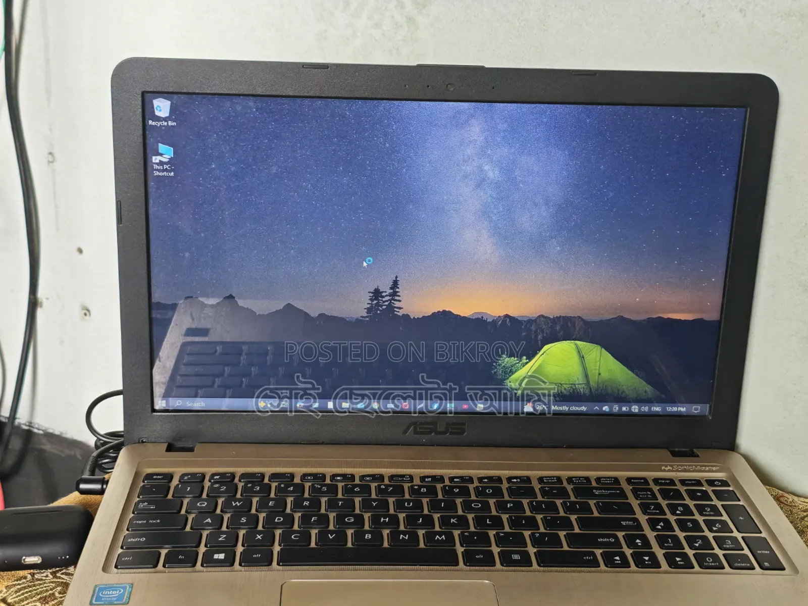 Laptop Asus VivoBook X540SA 4GB Intel Core 3 HDD 512GB