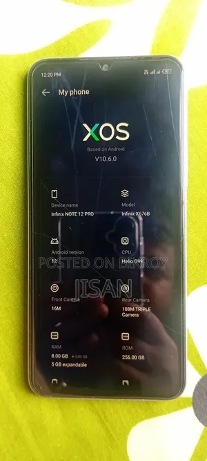 Infinix Note 12 Pro 256 GB Bronze