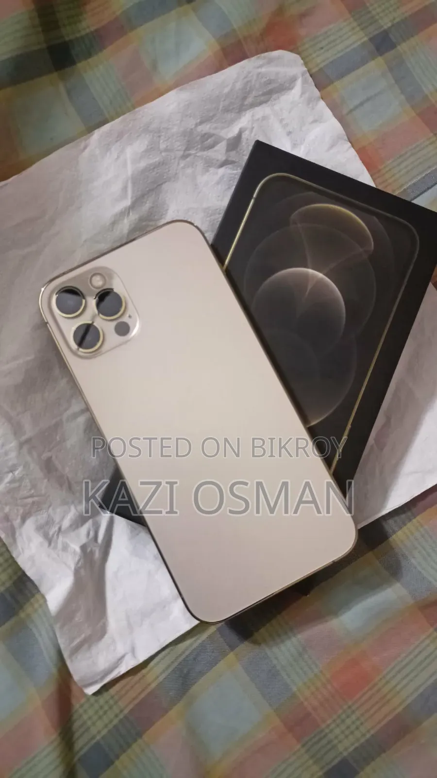অ্যাপল আইফোন ১২ প্রো ১২৮ জিবি গোল্ড