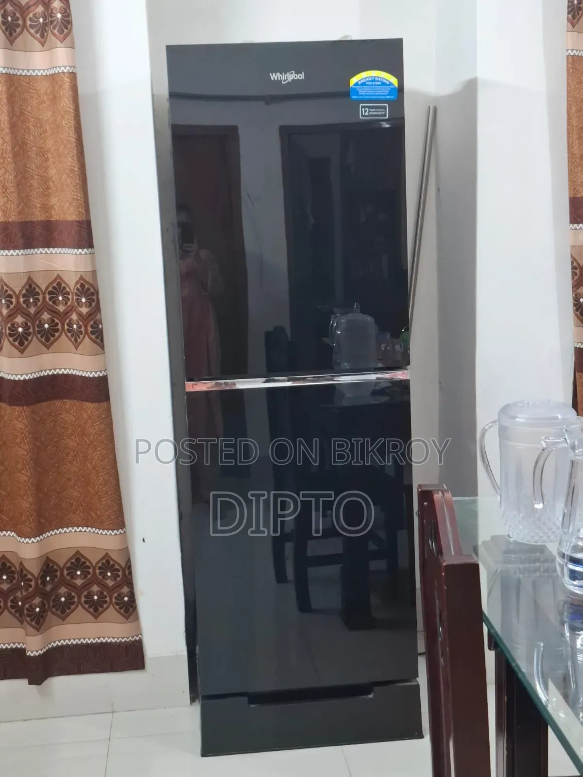 Whirlpool FreshMagic Pro 278L GD (Crystal Black)
