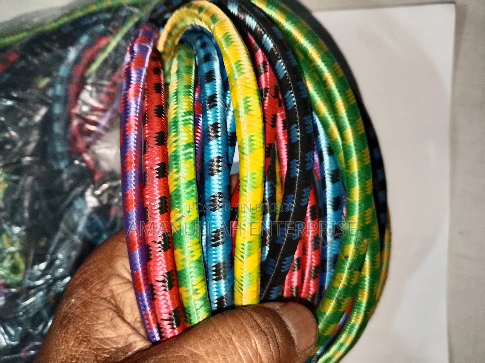 Heavy Duty Multipurpose Bungee Cords Set With Hooks (05 Pcs)