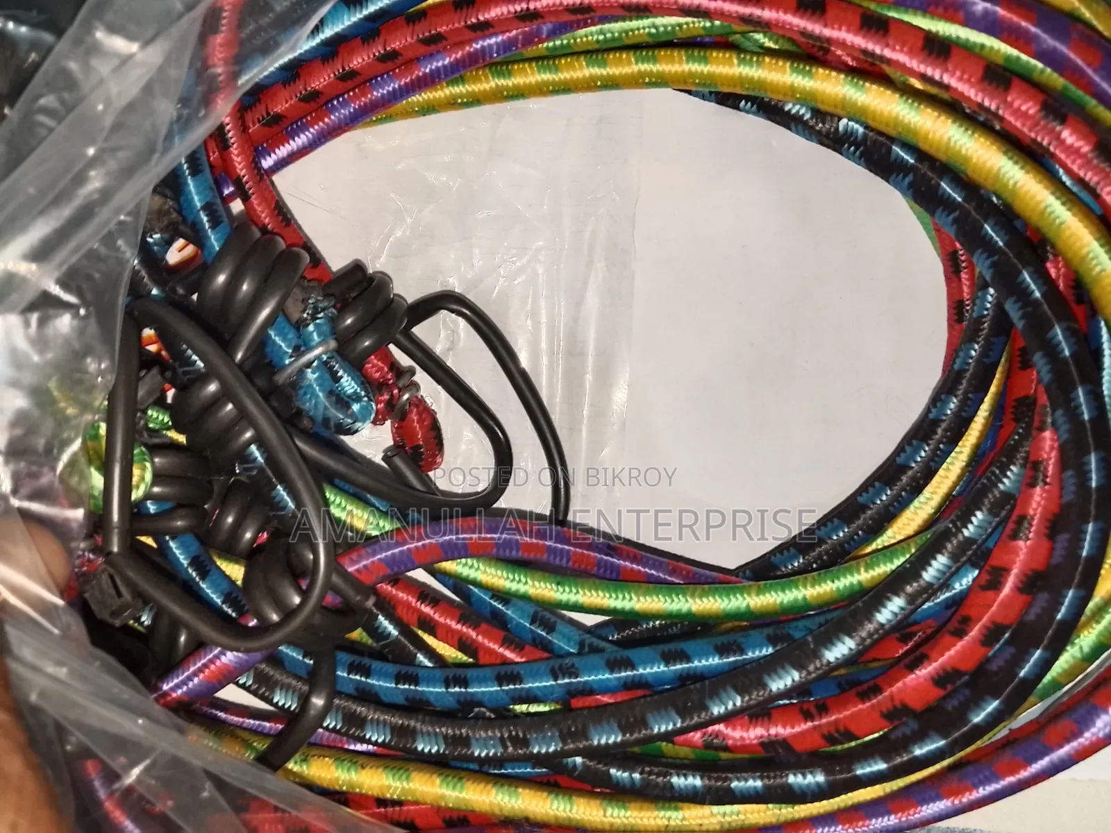 Heavy Duty Multipurpose Bungee Cords Set With Hooks (05 Pcs)